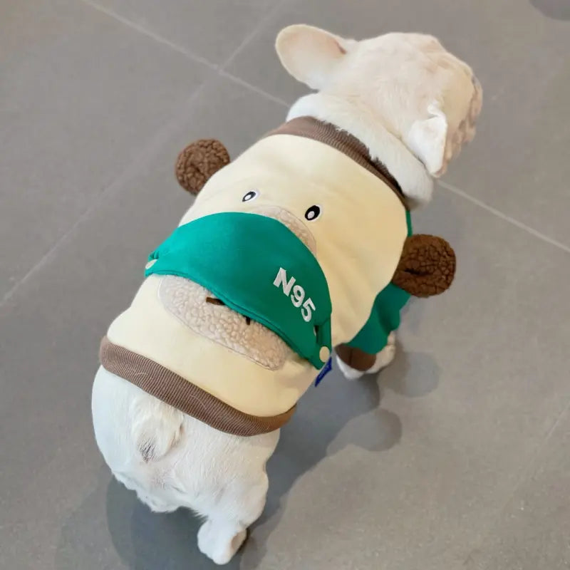 Bear N95 Fleece Dog Hoodies