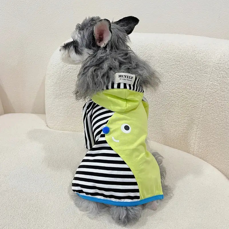 Color Block Striped Dog Hoodies