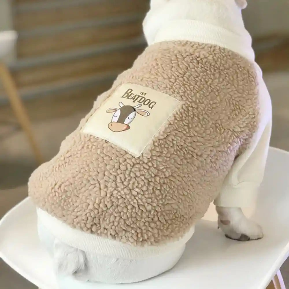 Soft Teddy Bear Fleece Dog Hoodie