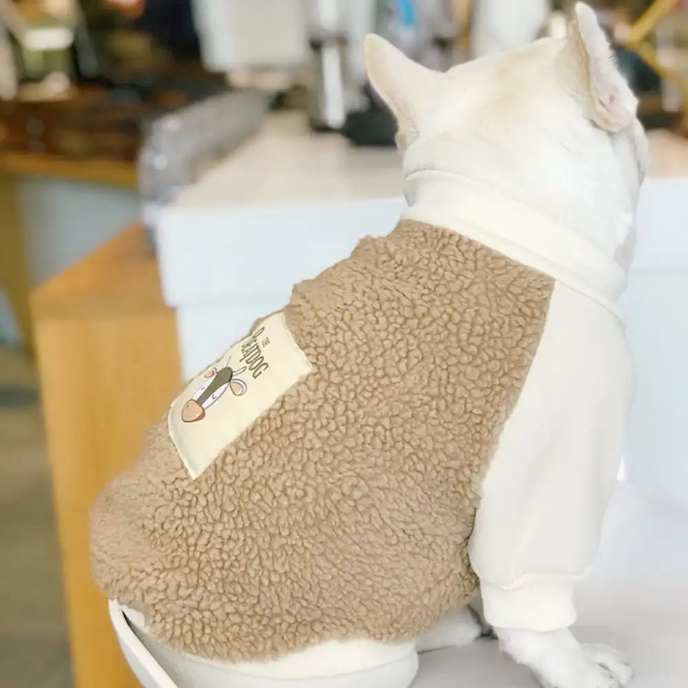 Soft Teddy Bear Fleece Dog Hoodie