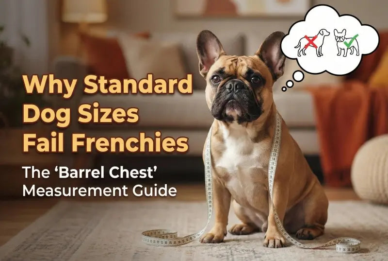 Why Standard Dog Sizes Fail Frenchies: The "Barrel Chest" Measurement Guide