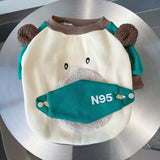 Bear N95 Fleece Dog Hoodies