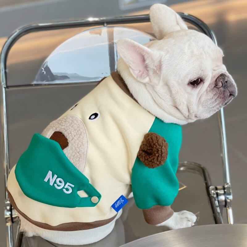 Bear N95 Fleece Dog Hoodies