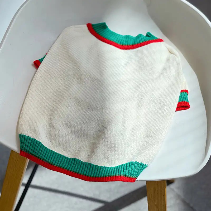 Dog Cardigan Sweater