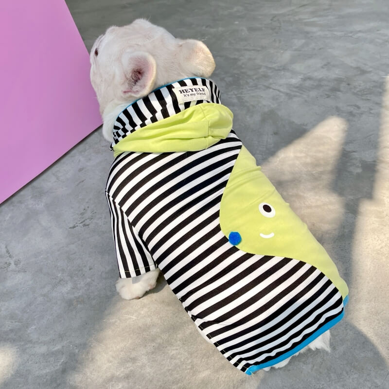 Color Block Striped Dog Hoodies
