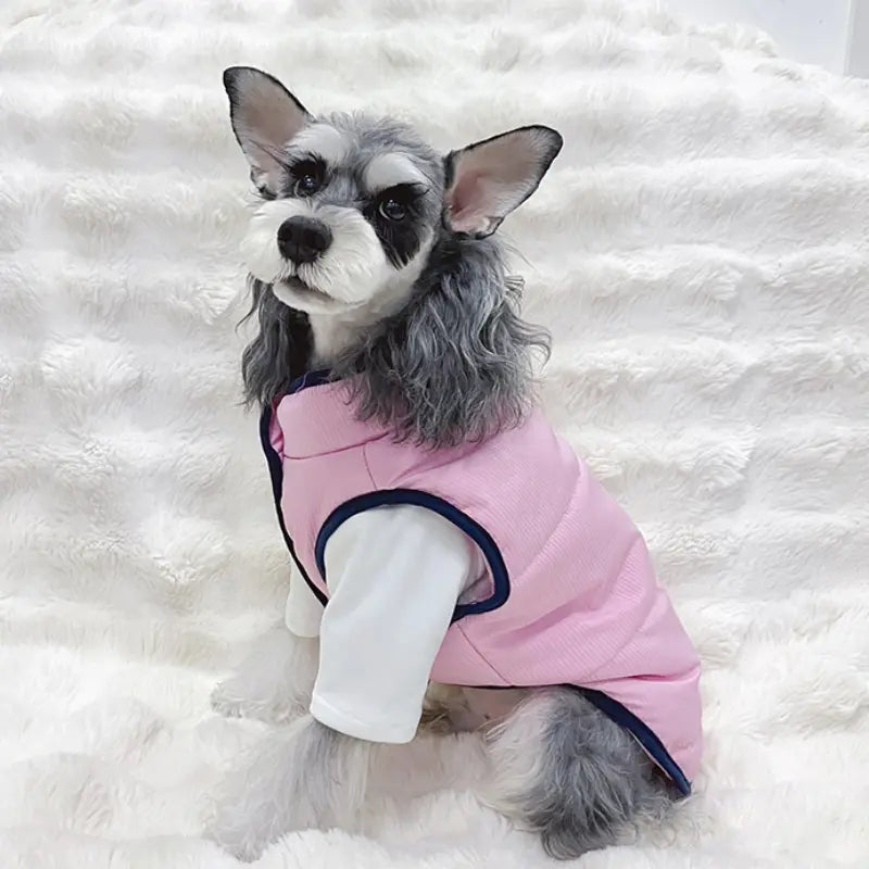 Corduroy Dog Puffer Vest