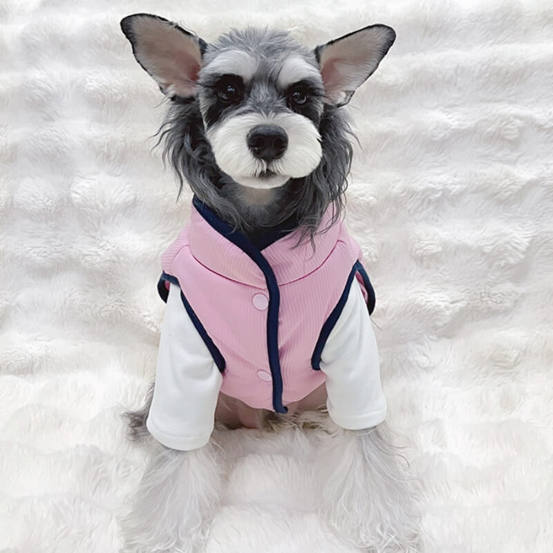 Corduroy Dog Puffer Vest