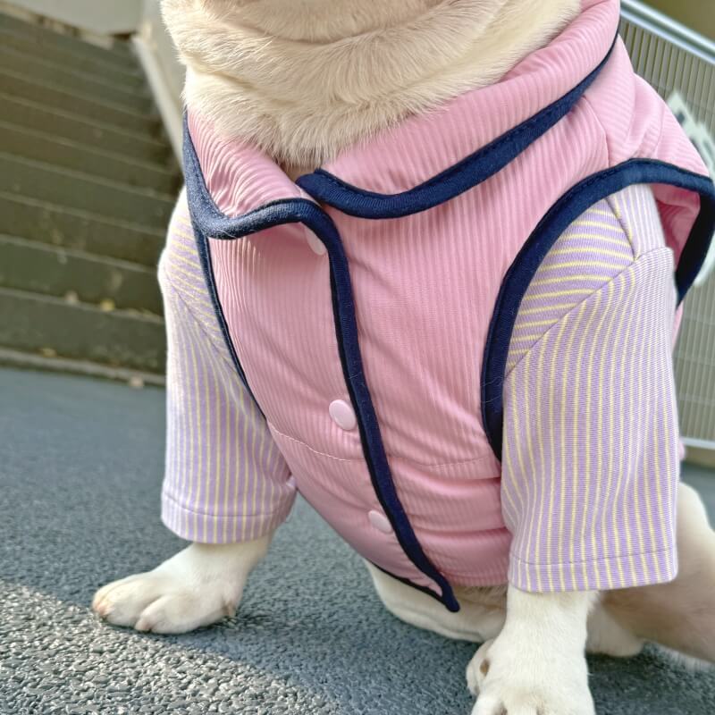 Corduroy Dog Puffer Vest