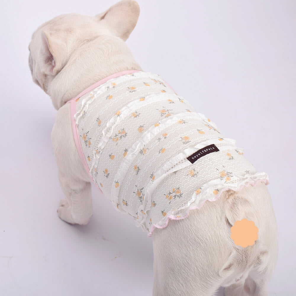Floral Summer Dog Tank Top