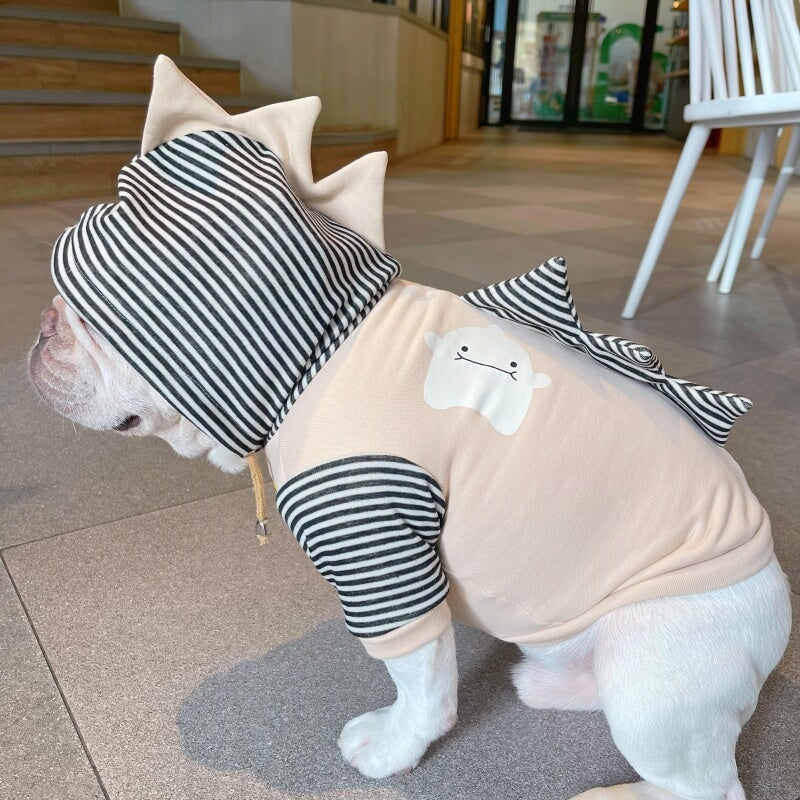 Dinosaur Fleece Dog Hoodies