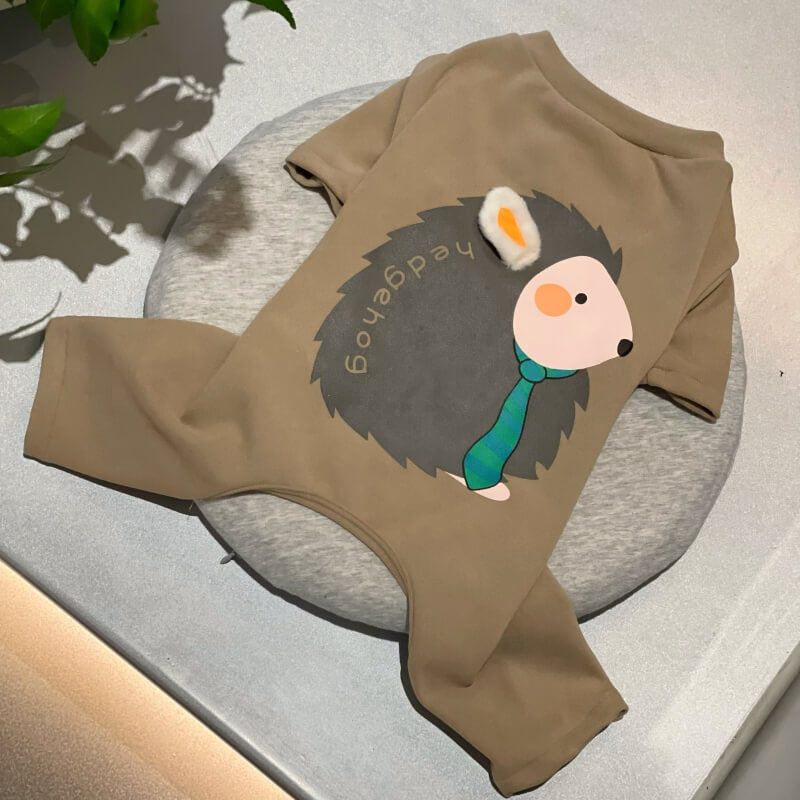 Hedgehog Ultra-soft Warm Dog Pajamas
