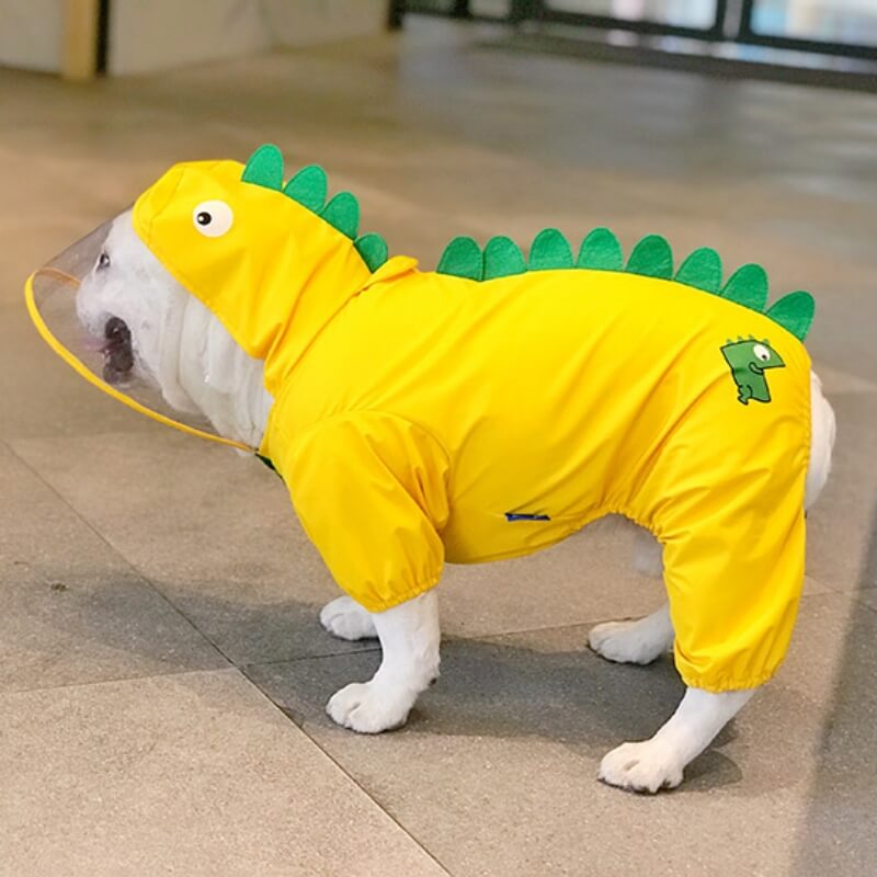 Dog Raincoat Full Coverage - Dinosaur