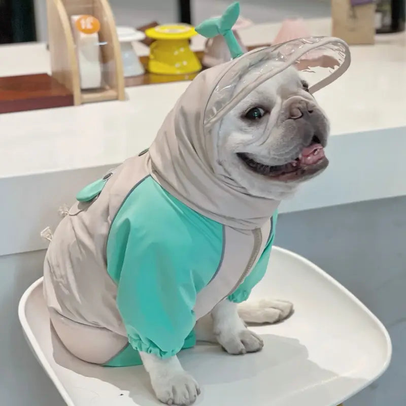Dog Raincoat Full Coverage - Frog