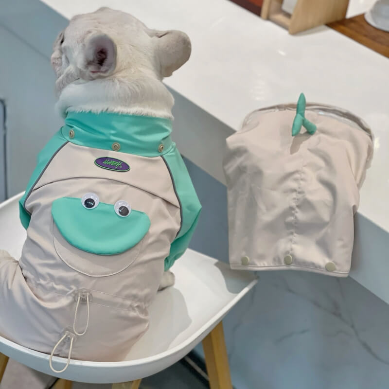Dog Raincoat Full Coverage - Frog