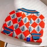 Christmas Argyle Dog Sweater