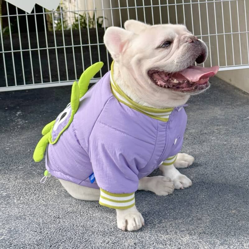 Lavender Purple Dog Puffer Jacket