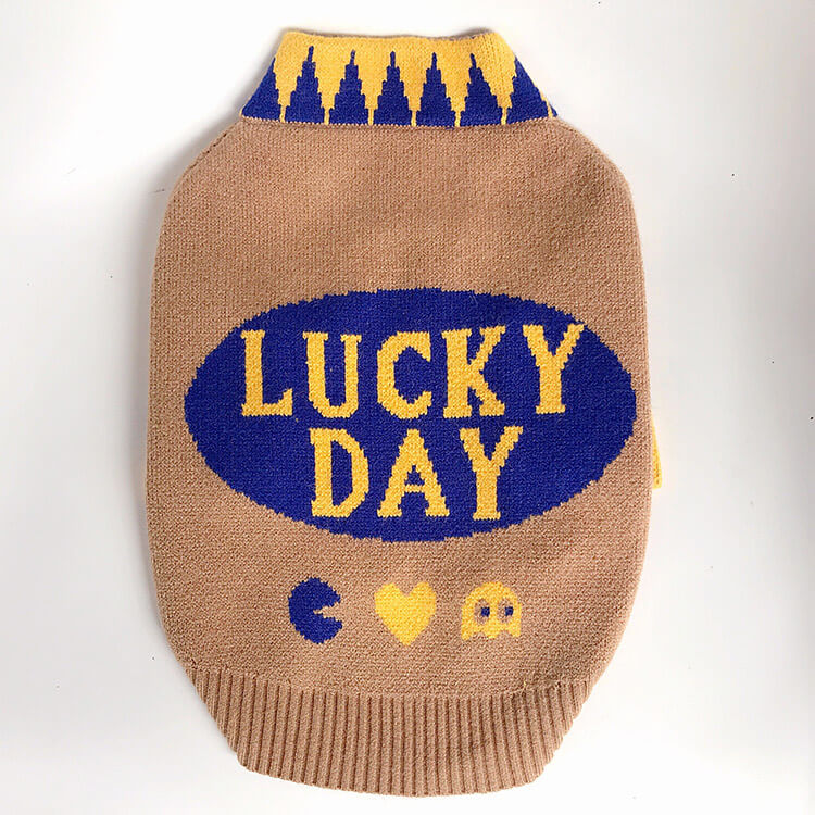 Lucky Day Dog Sweater