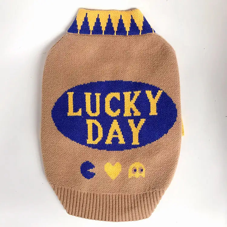 Lucky Day Dog Sweater