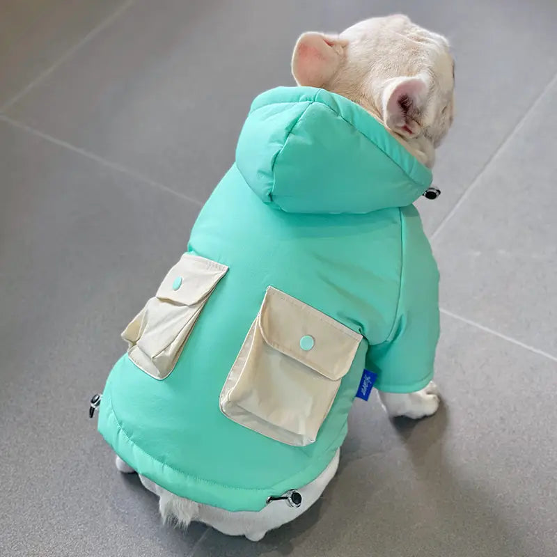 Mint Adventure Dog Puffer Jacket
