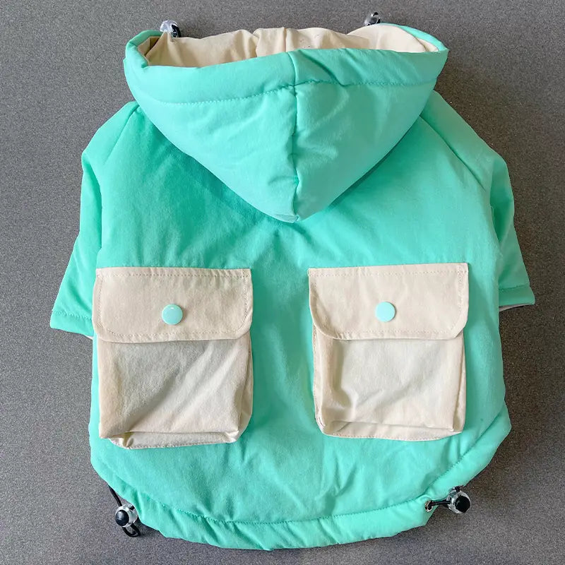 Mint Adventure Dog Puffer Jacket
