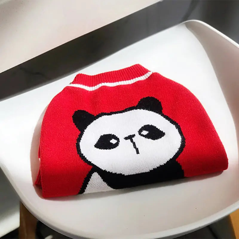 Red Dog Sweater - Panda