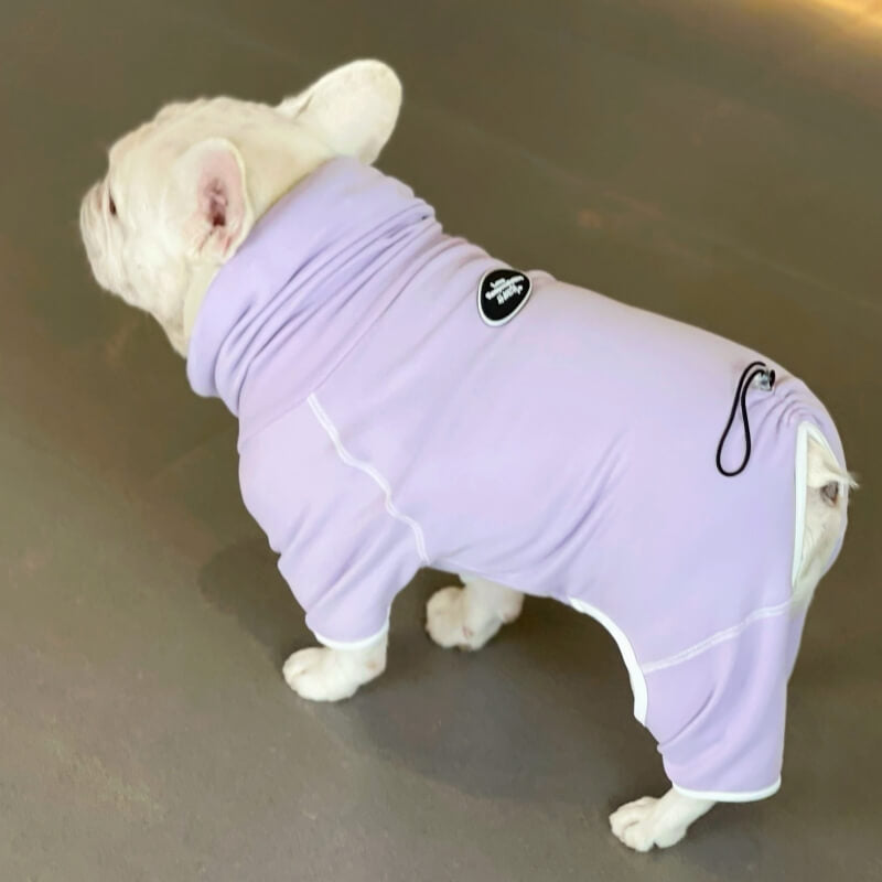 Purple Turtleneck Dog Bodysuit