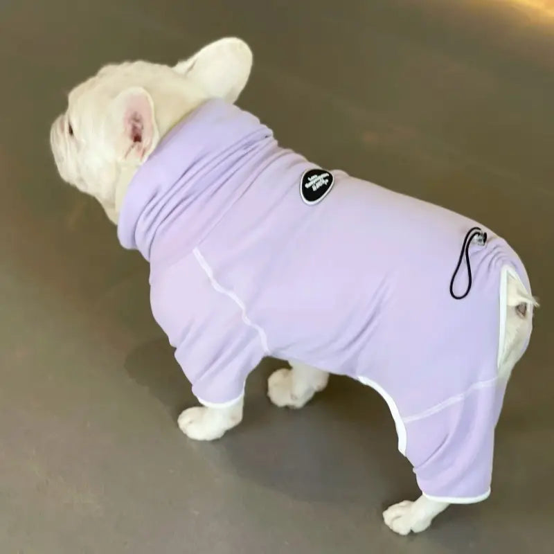 Purple Turtleneck Dog Bodysuit