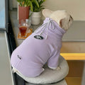 Purple Turtleneck Dog Bodysuit