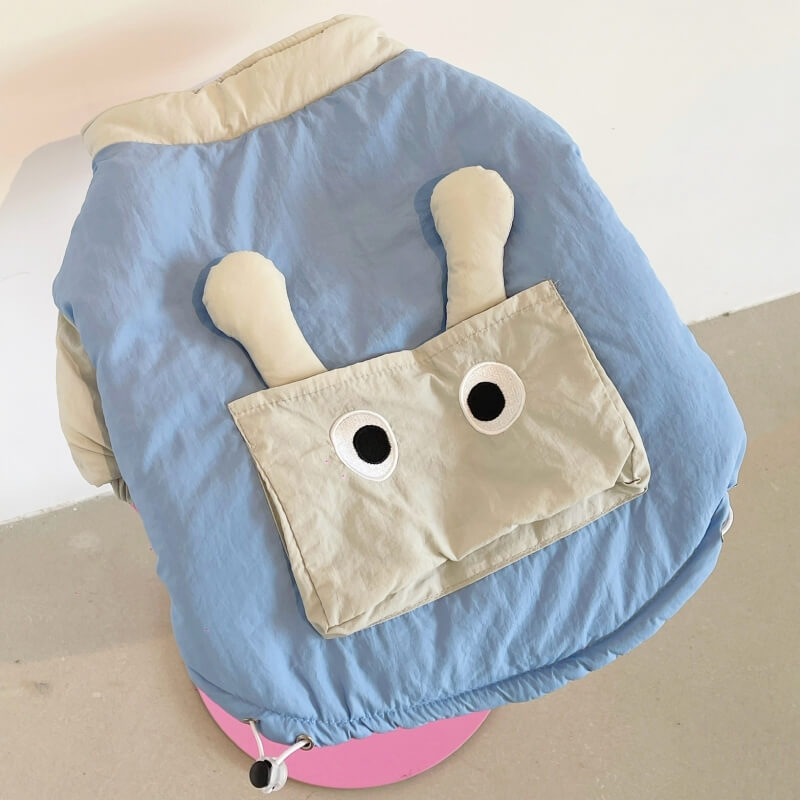 Snail Dog Puffer Jacket