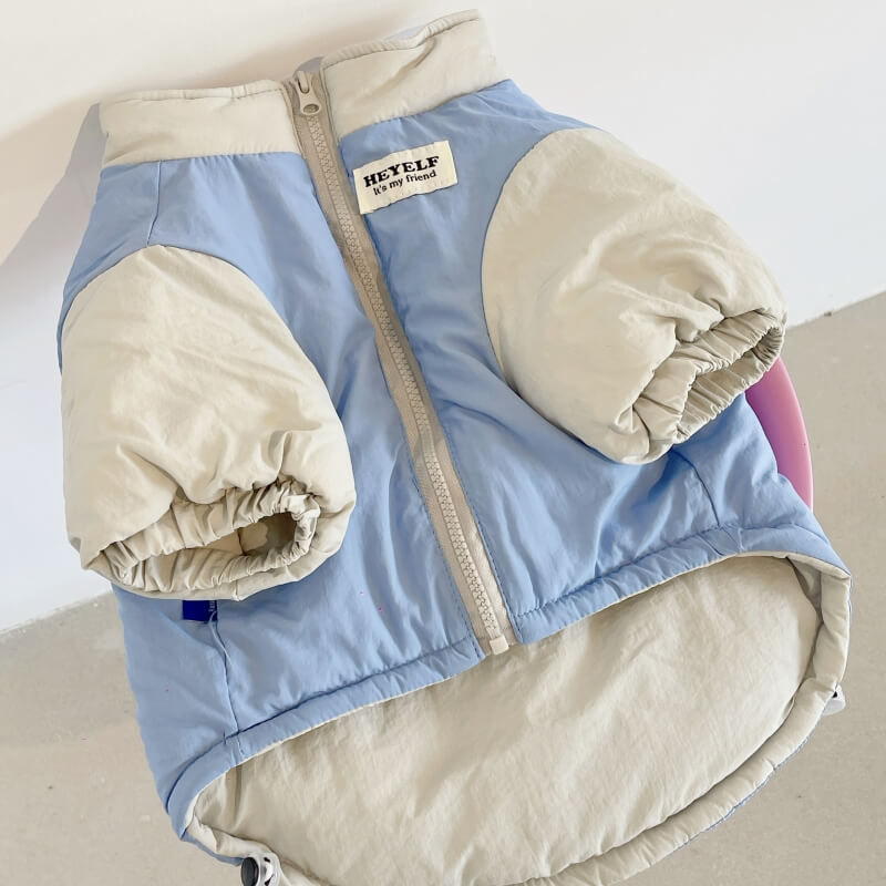 Snail Dog Puffer Jacket