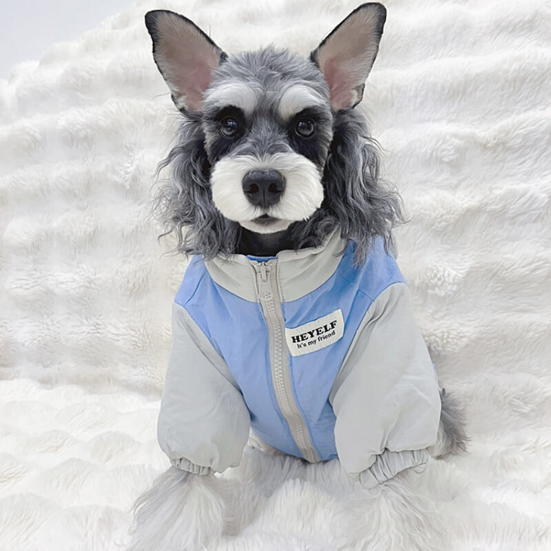 Snail Dog Puffer Jacket