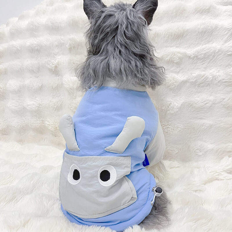 Snail Dog Puffer Jacket