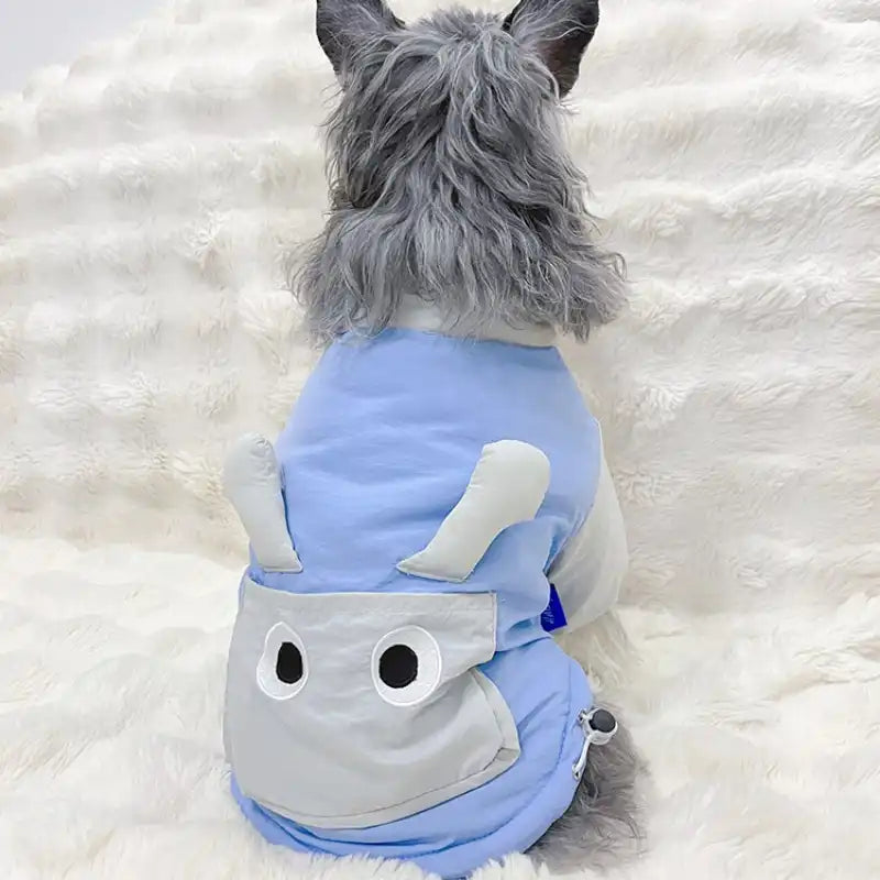 Snail Dog Puffer Jacket