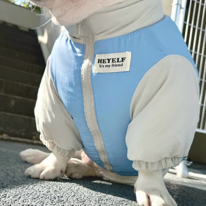 Snail Dog Puffer Jacket