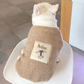 Soft Teddy Bear Fleece Dog Hoodie