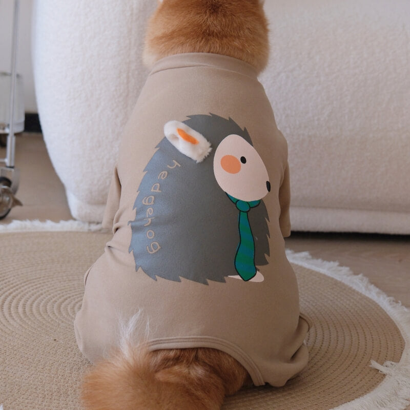 Hedgehog Ultra-soft Warm Dog Pajamas