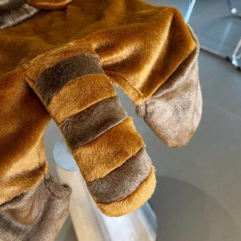 Raccoon Flannel Dog Pajamas