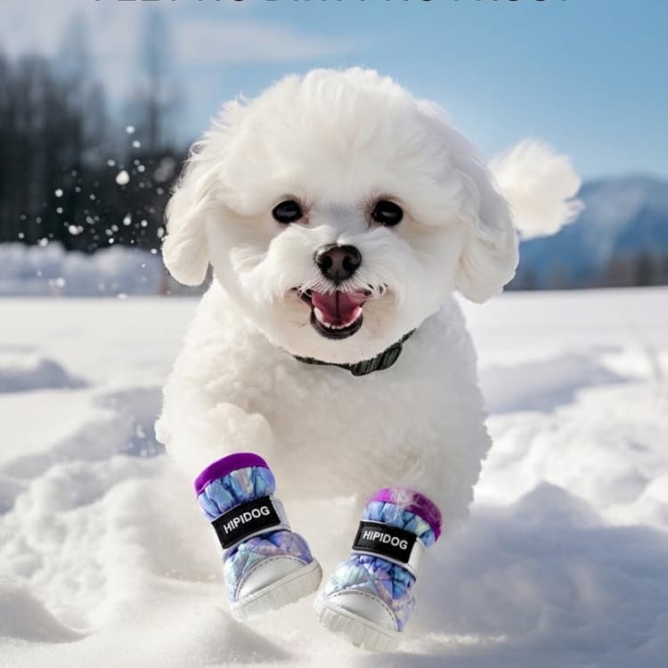 Water Resistant Snow Boots for Small Dogs