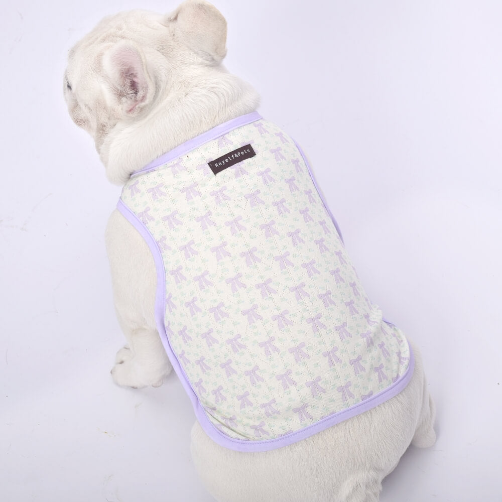 Lavender Summer Mesh Dog Shirt