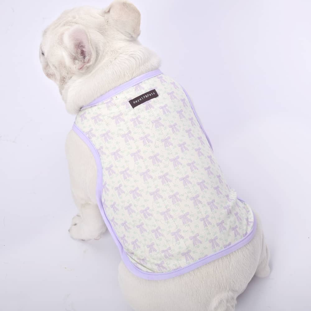 Lavender Summer Mesh Dog Shirt