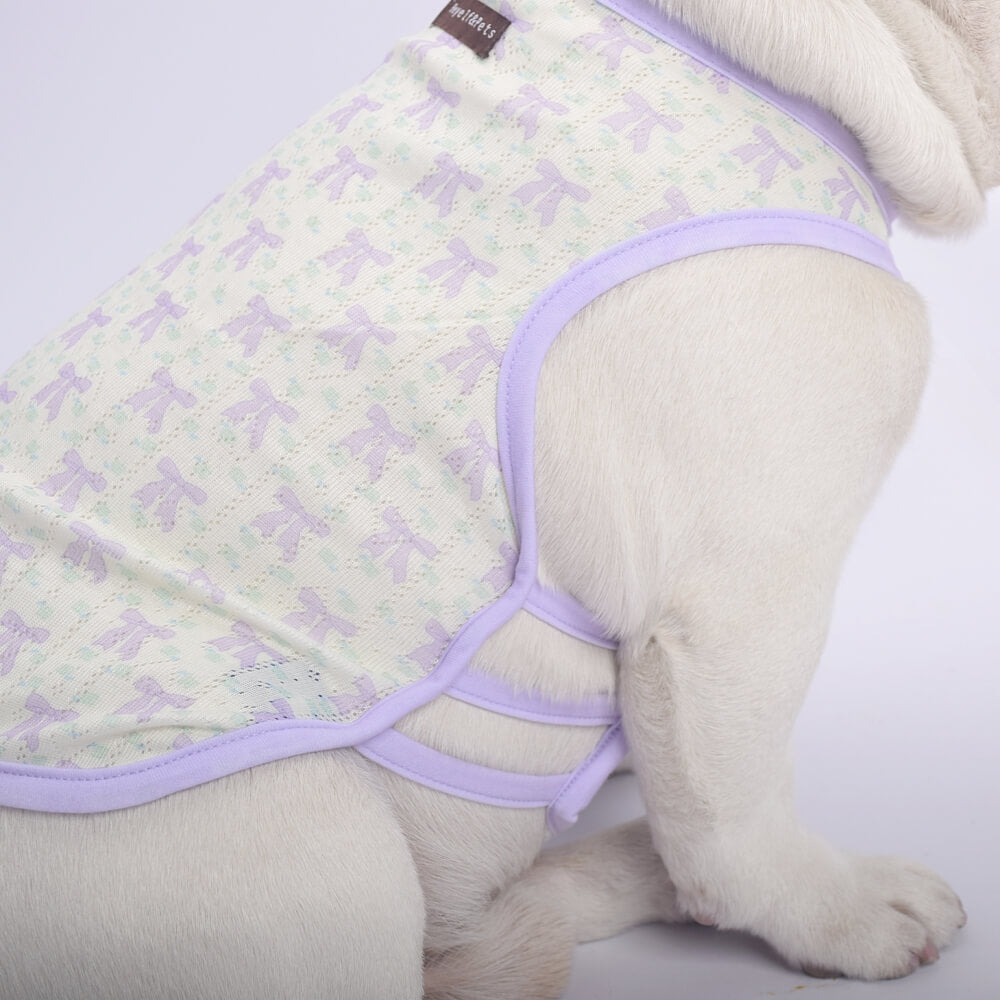 Lavender Summer Mesh Dog Shirt
