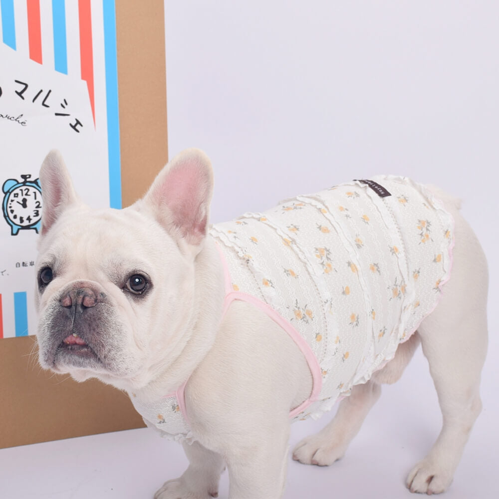 Floral Summer Dog Tank Top
