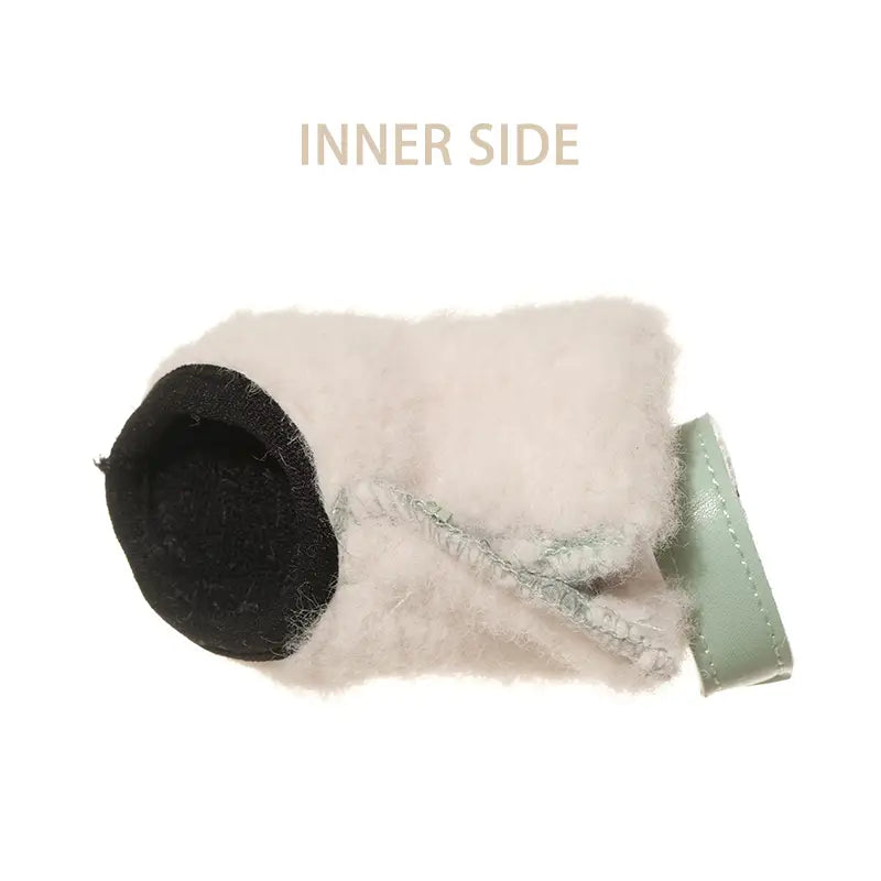 Warm Fleece Dog Boots for Winter