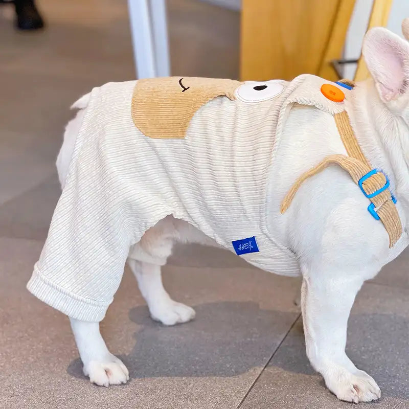 Dog Overalls - Beige