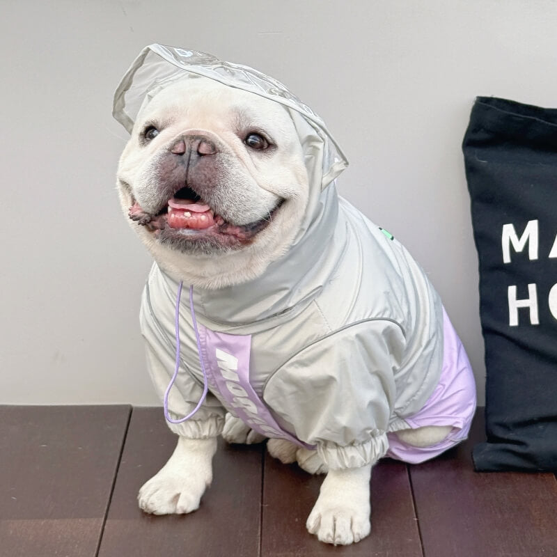 Dog Raincoat Full Coverage - Motorcycle Dog
