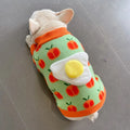 Dog Sweater Eggs Tomatoes