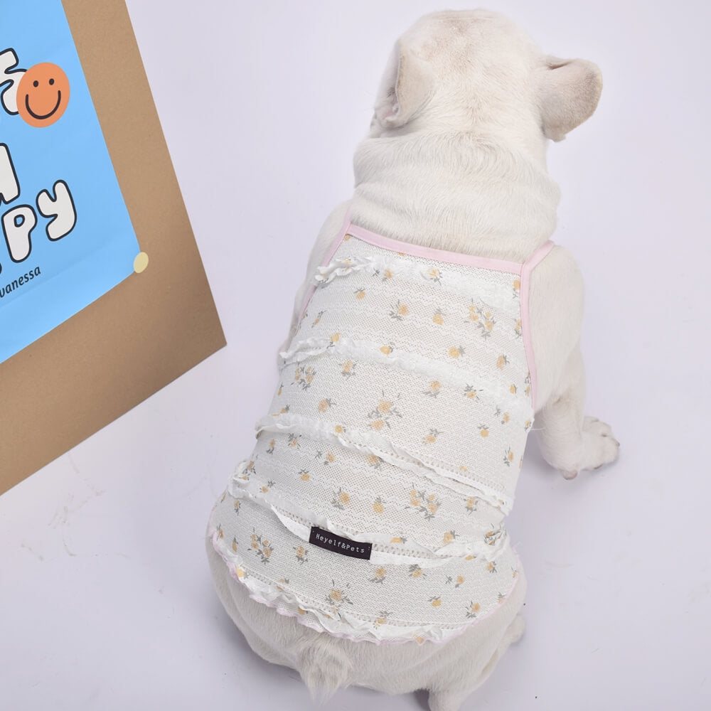 Floral Summer Dog Tank Top