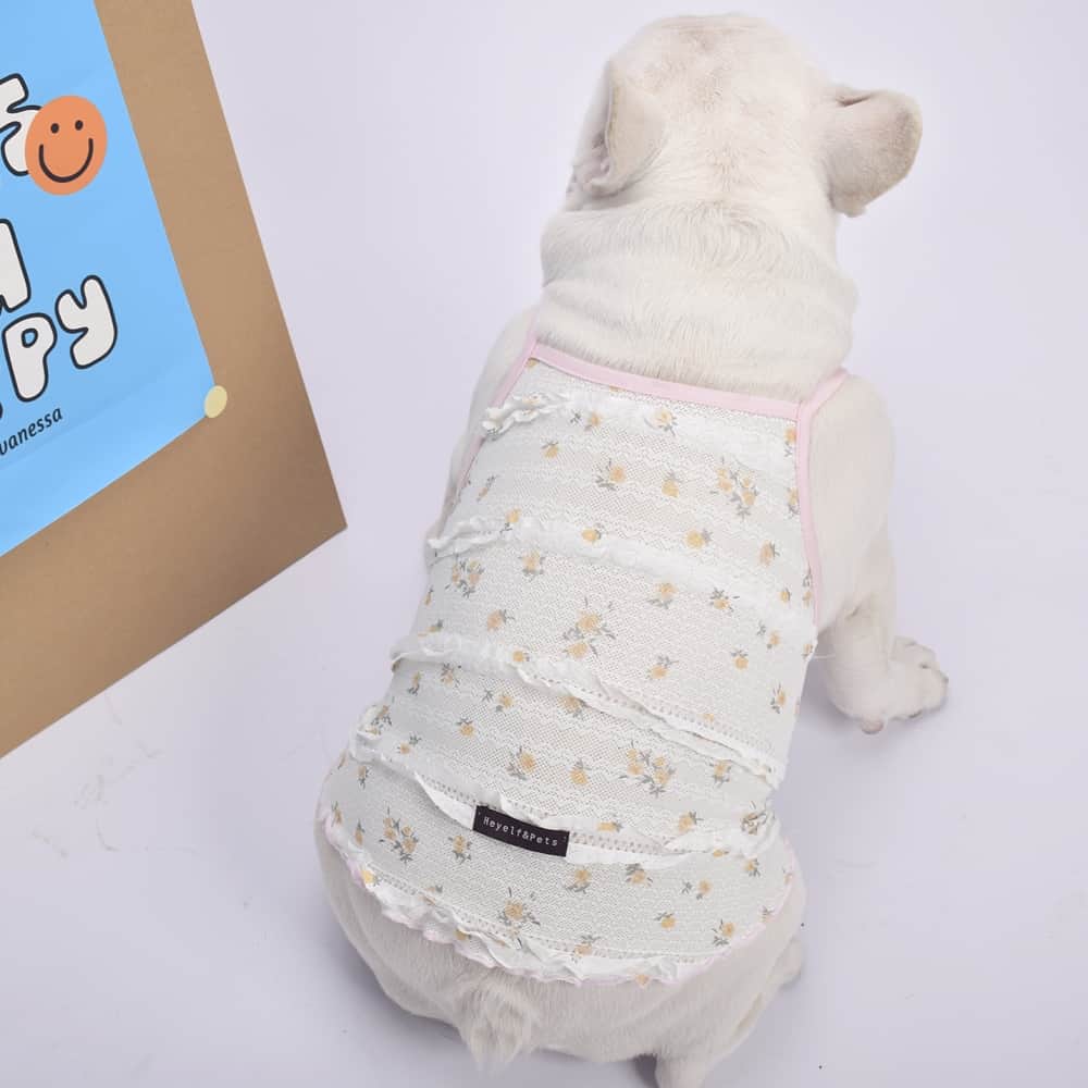 Floral Summer Dog Tank Top