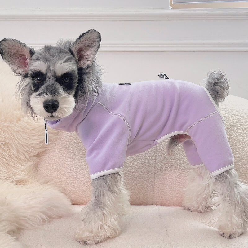Purple Turtleneck Dog Bodysuit