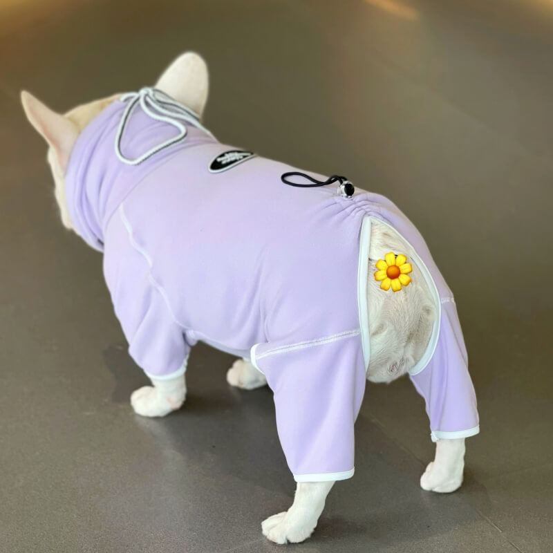 Purple Turtleneck Dog Bodysuit
